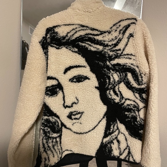 Stussy Offwhite Venus Jacquard Sherpa Jacket - Picture 1 of 2